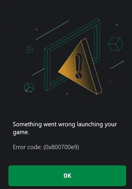 Atomic Heart Error Code 0x800700e9