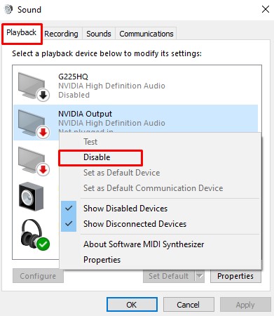 Disable Oculus/Voicemeeter