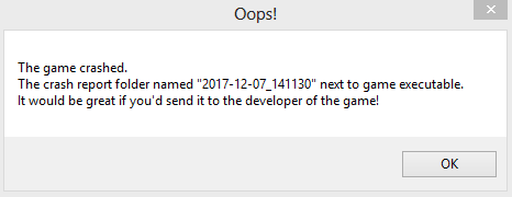 The Forest "The Game Crashed" Error
