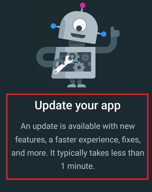 Youtbe Vanced Update Your App Error