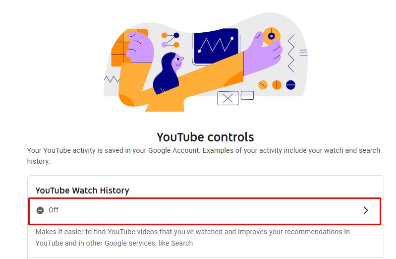 Keep Youtube History Feature On