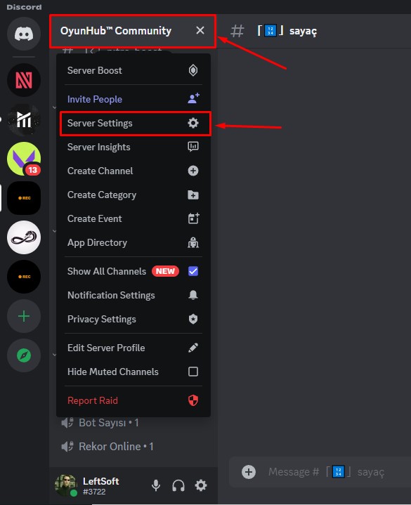 Discord Disable Community