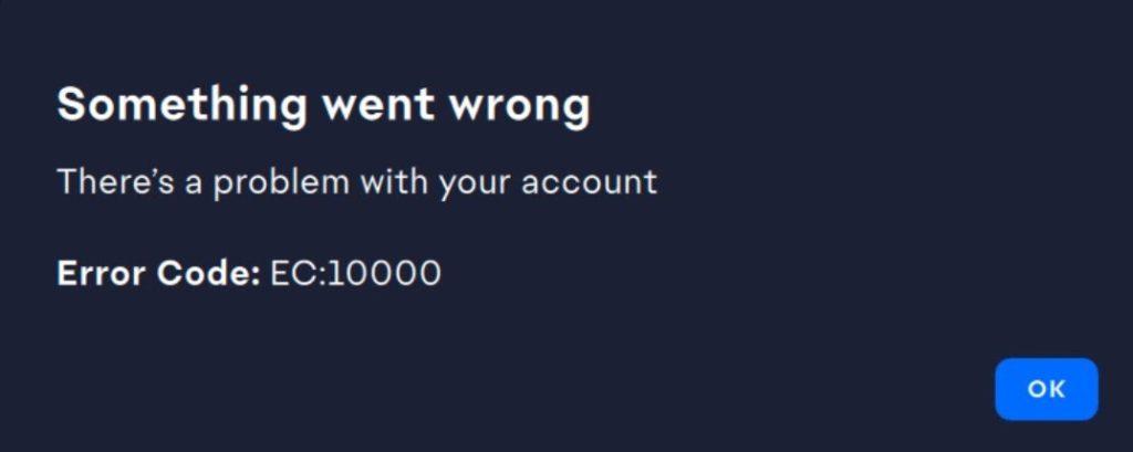 EA App Error Code EC 10000